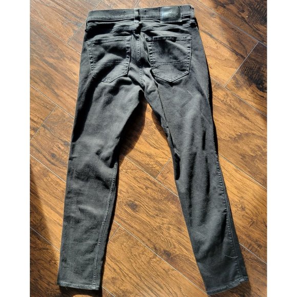 Hollister Co Mens Black Advanced Stretcd Distresses Shinny Jeans Size 28/30 - Picture 3 of 6